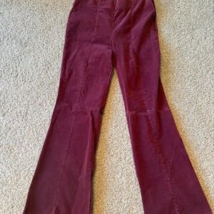 Forever 21 Maroon Corduroy Pants